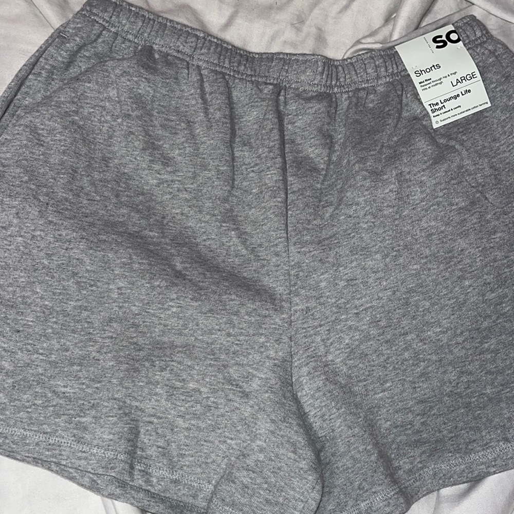 Grey shorts for woman cute and comfy